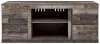 Ashley Furniture EW0200-268 Derekson - LG TV Stand w/Fireplace Option - Multi Gray