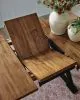 Ashley Furniture D634-32 Ashley Furniture D634-32 Wildenauer - Dining Room Counter Butterfly Extension Table - Brown / Black