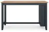 Ashley Furniture D399-13 Ashley Furniture D399-13 Gesthaven - Rectangular Dining Room Counter Table - Natural / Blue