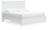 Ashley Furniture B139B47 Bostwick Shoals - King Panel Bed With Framed Footboard - White