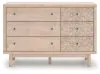 Ashley Furniture PCB1566-221 Arloster - Six Drawer Dresser - Tan