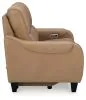 Ashley Furniture U6600014 Mosswell - Power Reclining Loveseat With Adj Headrest - Toffee