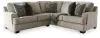 Ashley Furniture 56103S1 Ashley Furniture 56103S1 Bovarian - Right Arm Facing Sofa With Corner Wedge 2 Pc Sectional - Stone