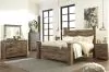 Ashley Furniture B446B45 Trinell - King Poster Bed - Brown