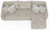 Jackson Furniture Industries 2306/63/76-01 Jackson Furniture Industries 2306/63/76-01 Bucktown - 2 Piece Sofa / RSF Chaise With Extra Thick Cuddler Seat Cushions - Parchment