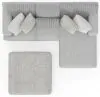 Jackson 3303/46/76/28-18 Jackson 3303/46/76/28-18 Logan - 2 Piece Upholstered Sectional With Comfort Coil Seating, 46