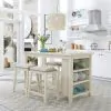 Liberty Furniture 942W-CD-5CTS Brook Creek - 5 Piece Counter Set - White