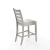 New Classic D1652-22 Pascal - Ladderback Counter Chair (Set of 2) - Driftwood