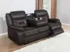 CoasterEveryday 651354 Greer - Upholstered Motion Reclining Sofa - Brown