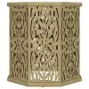 Coaster Fine Furniture 931148 Torres - Octagonal Solid Mango Wood Side Table - Natural Brown