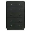 Coaster Fine Furniture 223665 Cavelle - 5-Drawer Chest Of Drawers - Black