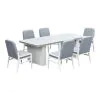 Intercon NS-CH-380C-BUF-RTA Nash - Outdoor Dining Upholstered Side Chair - Buff