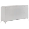 Coaster Fine Furniture 215793 Cassia - 6-Drawer Bedroom Dresser Cabinet - White High Gloss