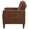 Coaster Fine Furniture 509973 Bowen II - Fabric Upholstered Track Arm Accent Chair - Rust