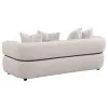 Coaster Fine Furniture 508961-S2 Jeanette - 2 Piece Fabric Upholstered Round Arm Sofa Set - Beige