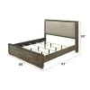 ACME BD06001EK Lance - Eastern King Bed - Beige / Tree Bark