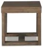 Ashley Furniture T471-2 Cariton - Square End Table - Gray