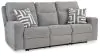 Ashley Furniture 9050315 Biscoe - Power Reclining Sofa With Adj Headrest - Pewter