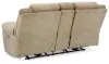 Ashley Furniture 6930518 Tip-Off - Power Reclining Loveseat With Console / Adj Headrest - Wheat