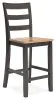 Ashley Furniture D396-124 Gesthaven - Barstool (Set of 2) - Natural / Brown