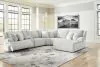 Ashley Furniture 92706S1 Ashley Furniture 92706S1 Top Tier - 6-Piece Reclining Sectional With Raf Chaise - Alloy