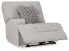 Ashley Furniture 93605S10 Ashley Furniture 93605S10 Acklen Place - 3-Piece Power Reclining Sectional With Storage Console - Pewter