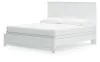 Ashley Furniture B139B47 Bostwick Shoals - King Panel Bed With Framed Footboard - White