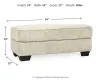 Ashley Furniture 96205/38/35/23/14 Ashley Furniture 96205/38/35/23/14 Monaghan - 4 Pc. - Sofa, Loveseat, Chair and a Half, Ottoman - Sandstone