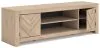 Ashley Furniture W3787-68 Cayboni - LG TV Stand With Fireplace Option - Tan