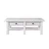 New Classic T3883-10 Dorsey - 2 Drawer Coffee Table - White