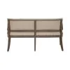 Liberty Furniture 615-C6501B Americana Farmhouse - Upholstered Shelter Dining Bench - Dusty Taupe