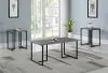 CoasterEveryday 753390 Nyla - 3 Piece Engineered Wood Coffee Table Set Weathered - Gray
