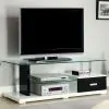 Furniture of America CM5814-TV Egaleo - TV Console - Black / White