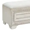 Pulaski Furniture P269132S Camila - Storage Bed Bench - Creamy White