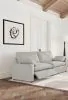 Coaster Fine Furniture 609562P Collins - 2 Piece Upholstered Power Reclining Loveseat - Gray
