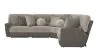 Jackson Furniture Industries 627/46/45/48/44/47/28-29 Rendezvous - 5 Piece Modular Sectional With 3 Reclining Seats & Castered Cocktail Ottoman - Umber