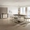 ACME 77180 Tasnim - Counter Dining Table - Oak & Antique White