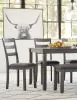 Ashley Furniture D383-325 Bridson - RECT DRM Table Set (Set of 6) - Gray