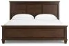Ashley Furniture B685/31/36/56/58/94 Ashley Furniture B685/31/36/56/58/94 Danabrin - 5 Pc. - Dresser, Mirror, California King Panel Bed - Brown