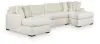 Ashley Furniture 61904S6 Ashley Furniture 61904S6 Chessington - 3-Piece Sectional With Double Chaise - Ivory