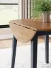 Ashley Furniture D399-15 Ashley Furniture D399-15 Gesthaven - Round Dining Room Drop Leaf Table - Natural / Blue