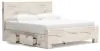 Ashley Furniture B2310B12 Ashley Furniture B2310B12 Lawroy - King Panel Bed With Under Bed Storage - Light Natural