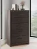 Ashley Furniture B3789/31/36/46/71/96 Ashley Furniture B3789/31/36/46/71/96 Prendonea - 5 Pc. - Dresser, Mirror, Chest, Queen Panel Bed - Charcoal