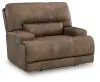 Ashley Furniture PC9180282 Beckley Place - Power Recliner With Adjustable Headrest - Earth