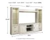 Ashley Furniture W331W2 Ashley Furniture W331W2 Bellaby - 4 Pc. - Entertainment Center - 63