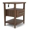 Riverside Furniture 43468 Delia - Accent Nightstand - Nouveau Walnut