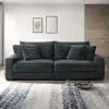 New Classic 23-5482K-2NP Embrace - 2 Piece Sofa (RAF Chair & LAF Chair) - Charcoal