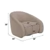 ACME AC03814 ACME AC03814 Zoey - Accent Chair With Swivel - Latte