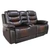 New Classic U7005-25P1-BRN New Classic U7005-25P1-BRN Nikko - Console Loveseat With Power Footrest - Brown