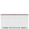 Riverside Furniture 28631 Finn - Executive Desk - White